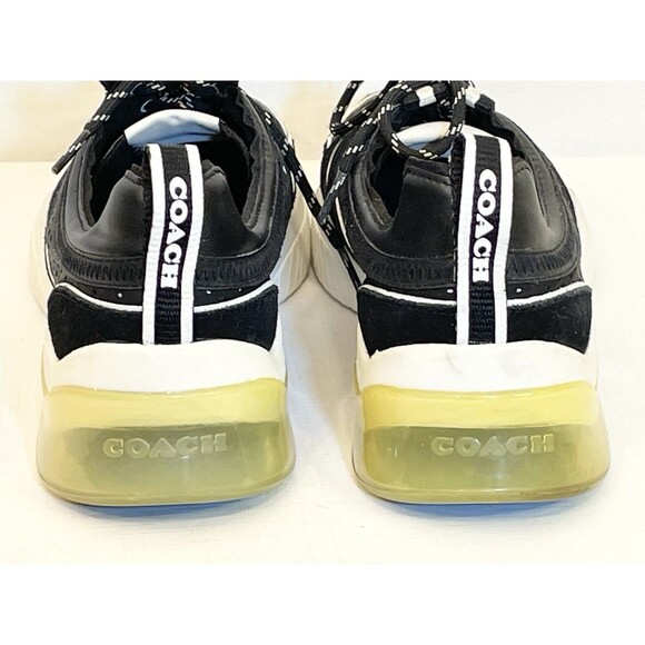 Coach Citysole  Runner Women’s Size 10 B Black White Sneakers Shoes Lace Up - Picture 8 of 12